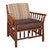Yellowstone Gallatin Valley Fabric and Leather Lounge Chair