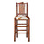 Yellowstone Gallatin Valley Spindle Barstool - Cowhide Seat