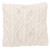 Cable Knit Diamond Throw Pillow - Cream