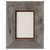 Aged Barnwood & Metal Mat Frame
