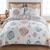 Tribal Diamonds Quilt Bed Set - King