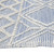 Blue Interlaced Diamonds Rug - 6 x 9