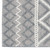 Gray Dancing Diamonds Rug - 8 x 11