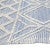 Blue Interlaced Diamonds Rug - 5 x 7