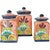 Tecumseh Ceramic Kitchen Canisters - Set of 3 - OVERSTOCK