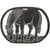 Pewter Horse Trivet
