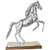 Polished Pewter Horse Sculpture