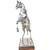 Polished Pewter Horse Sculpture