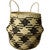 Hand Woven Buffalo Check Basket