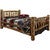 Cascade Bed with Laser Engraved Bronc Design - Full