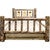 Cascade Storage Bed with Laser Engraved Bronc Design - Full