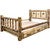 Cascade Storage Bed with Laser Engraved Bronc Design - Queen