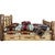 Cascade Storage Bed with Laser Engraved Bronc Design - Twin