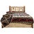 Cascade Platform Storage Bed with Laser Engraved Bronc Design - Twin