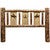 Cascade Headboard with Laser Engraved Bronc Design - Queen