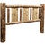 Cascade Headboard with Laser Engraved Wolf Design - Queen