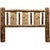 Cascade Headboard with Laser Engraved Wolf Design - Cal. King