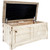 Asheville Small Blanket Chest - Buckskin Upholstery