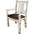 Asheville Captain's Chair - Saddle Upholstery
