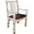 Asheville Captain's Chair - Saddle Upholstery