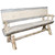 Asheville Half Log Bench - 5 Foot