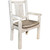 Asheville Captain's Chair - Buckskin Upholstery