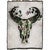Floral Skull Throw