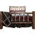 Denver Bed with Engraved Wolves - Twin