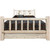 Denver Bed with Storage & Engraved Wolves - Twin - Lacquered