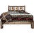 Denver Platform Bed with Engraved Broncos - King