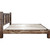 Denver Platform Bed with Engraved Wolves - Queen
