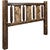 Denver Headboard with Engraved Wolves - Full