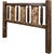 Denver Headboard with Engraved Wolves - Full