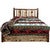 Denver Platform Bed with Storage & Engraved Broncos - Queen