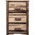 Denver Nightstand with Three Drawers - Stained & Lacquered