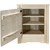 Denver Cabinet with Engraved Wolf - Left Hinged - Lacquered