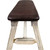 Denver Plank Bench with Saddle Seat - 6 Foot - Lacquered