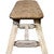 Denver Plank Bench with Buckskin Seat - 45 Inch - Lacquered