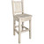 Denver Counter Height Barstool with Engraved Bronc Back - Lacquered