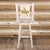 Denver Counter Height Swivel Barstool with Engraved Bronc Back - Lacquered