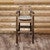 Denver Captain's Barstool with Buckskin Seat - Stained & Lacquered