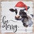 Santa Cow Wall Art
