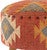 Angel Fire Hand Woven Jute & Wool Stool
