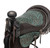 Canyon Ranch Tooled Leather Saddle Barstool - Turquoise