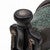 Canyon Ranch Tooled Leather Saddle Barstool - Turquoise