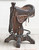 Canyon Ranch Tooled Leather Saddle Barstool - Burnt Brown