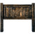 Lima Sawn Headboard with Iron & Jacobean Stain