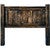 Lima Sawn Headboard with Iron & Jacobean Stain