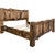 Lima Live Edge Bed with Provincial Stain - Queen