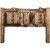 Lima Live Edge Headboard with Provincial Stain - Twin